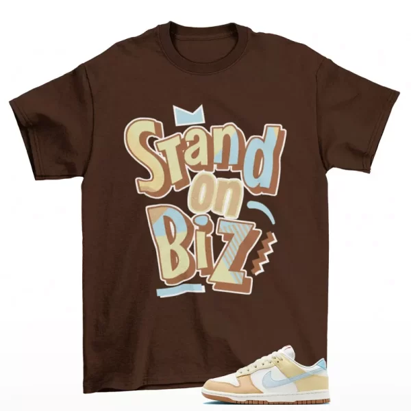 Strictly Biz Shirt to Match Dunk Low Next Nature Soft Yellow FZ4347-100 Jezsport.com