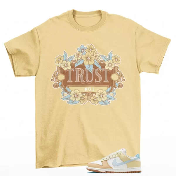 Trust Shirt Soft Yellow to Match Dunk Low Next Nature Soft Yellow FZ4347-100 Jezsport.com