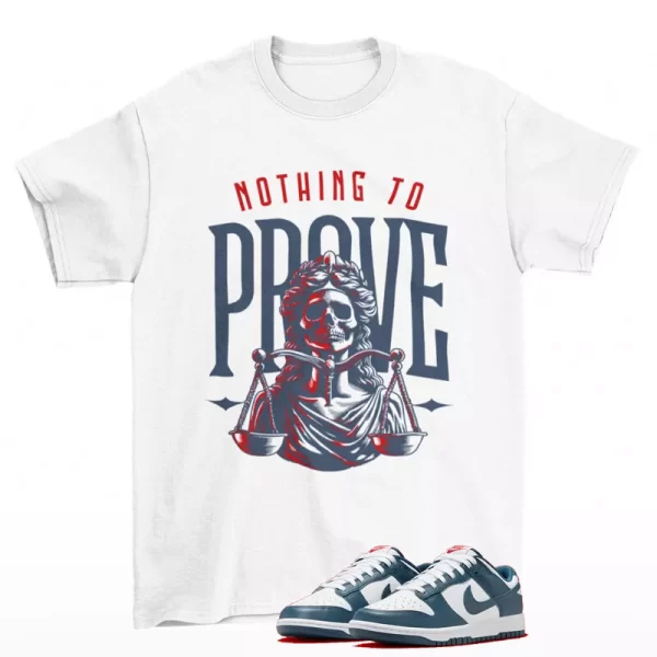 No Proof Shirt to Match Dunk Low Valerian Blue DD1391-400 Jezsport.com