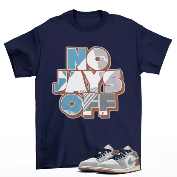 Jay All Day Shirt to Match Jordan 1 Low Phantom Denim FZ5045-091 Jezsport.com