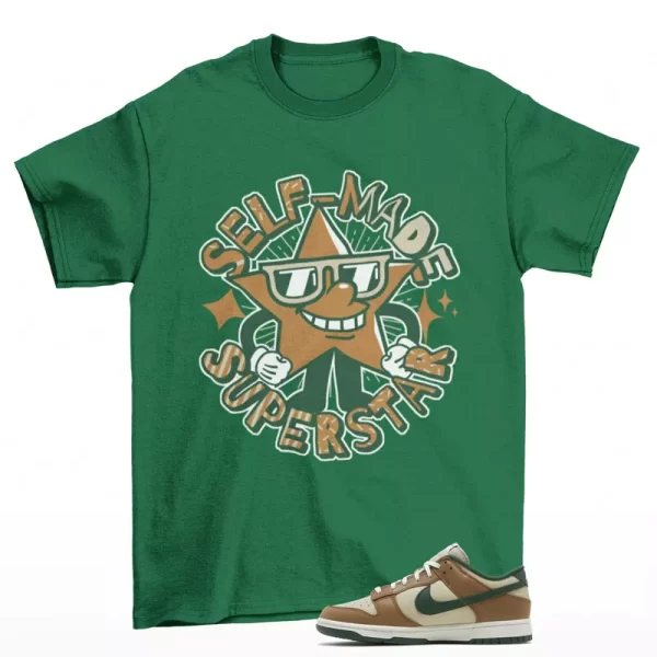 Superstar Shirt Green to Match Dunk Low Rattan Gorge Green FB7160-231 Jezsport.com