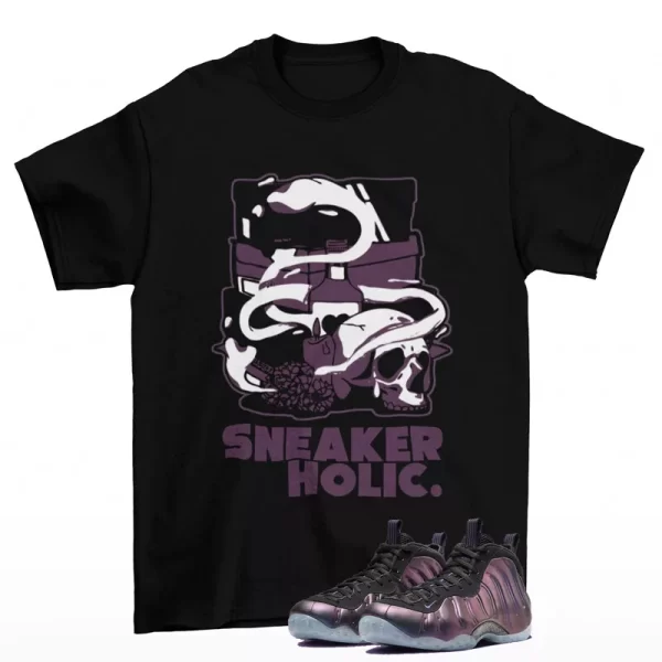 Sneaker Holic Shirt to Match Air Foamposite One Eggplant FN5212-001 Jezsport.com