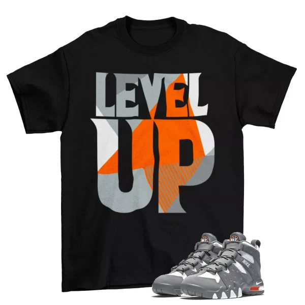 Level Up Shirt Black to Match Air Max 2 CB '94 Cool Grey M8319001 Jezsport.com