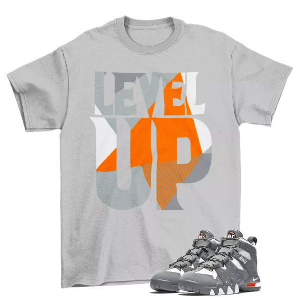 Level Up Shirt Heather Grey to Match Air Max 2 CB '94 Cool Grey M8319001 Jezsport.com