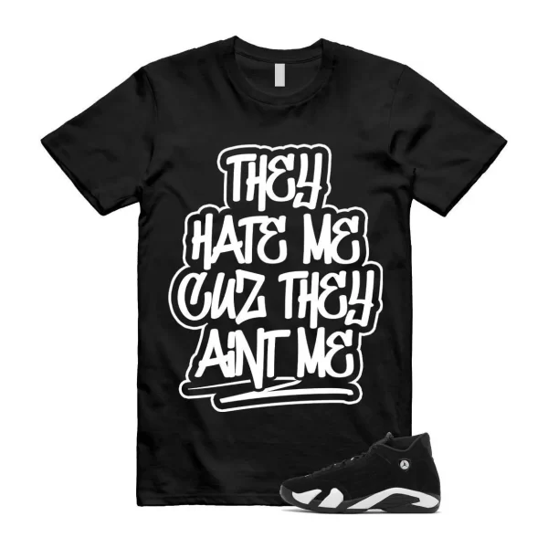 14 Panda Black White Retro Dunk T Shirt Match AINT ME, 487471-016 Jezsport.com