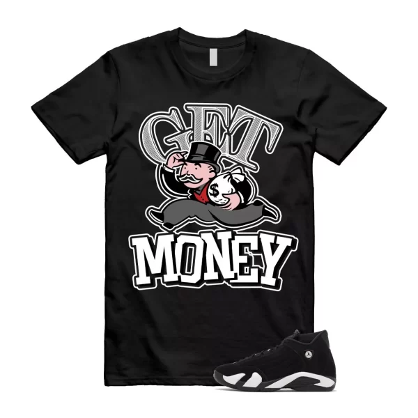 14 Panda Black White Retro Dunk T Shirt Match GM, 487471-016 Jezsport.com