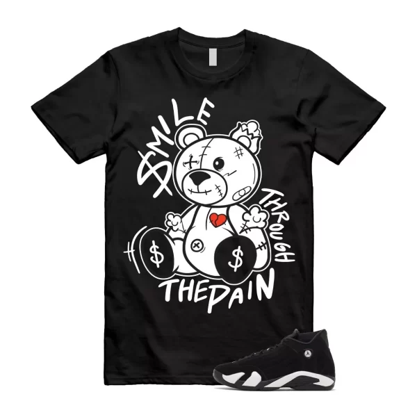 14 Panda Black White Retro Dunk T Shirt Match SM2, 487471-016 Jezsport.com