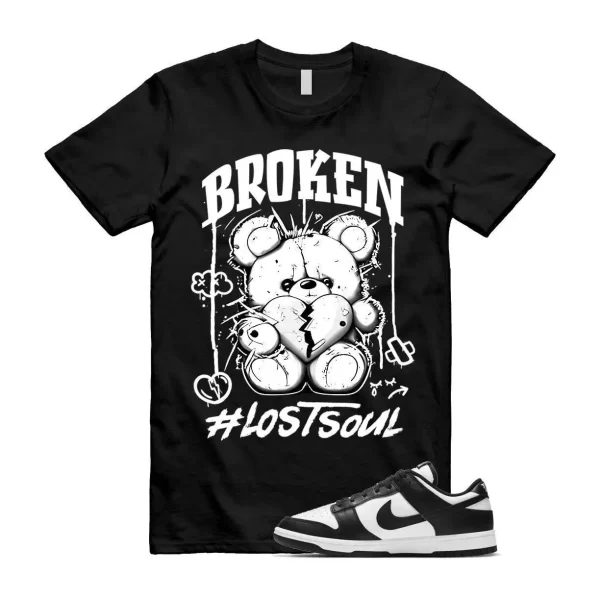 Dunk Panda White Black Low Retro Classic Traditional T Shirt Match BRLS Jezsport.com