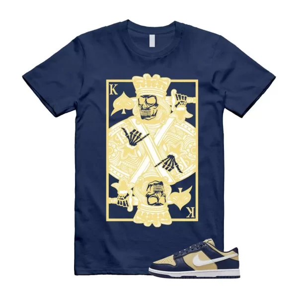 Dunk Midnight Navy Team Gold Next Nature Low White T Shirt Match KC Jezsport.com