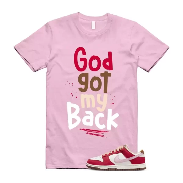 Dunk Bacon Low PRM Sport Red Sheen Sail Medium Brown White T Shirt Match GOD Jezsport.com