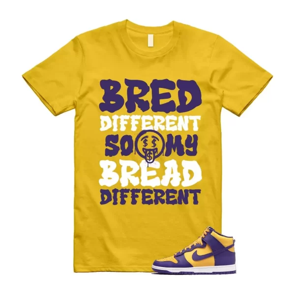 Dunk Lakers University Gold Court Purple High White T Shirt Match BDBD Jezsport.com