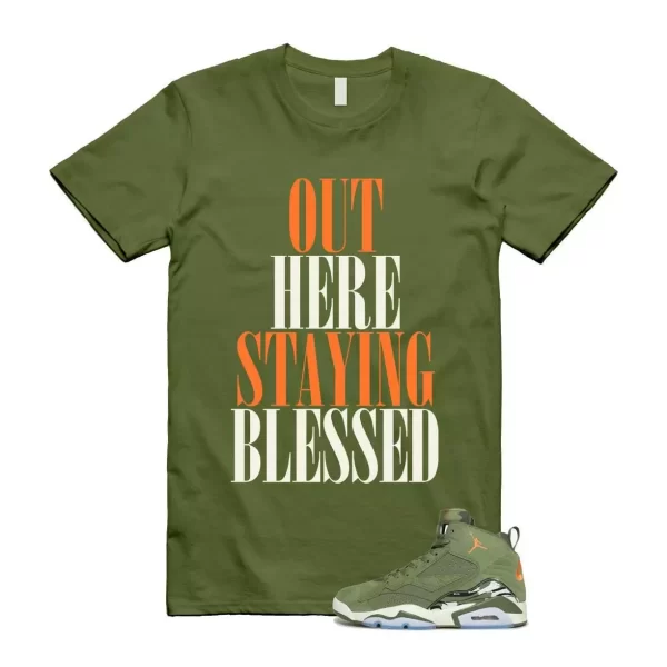 MVP Sky J Light Olive Bright Mandarin Orange Black Sail T Shirt Match STAYBLS Jezsport.com