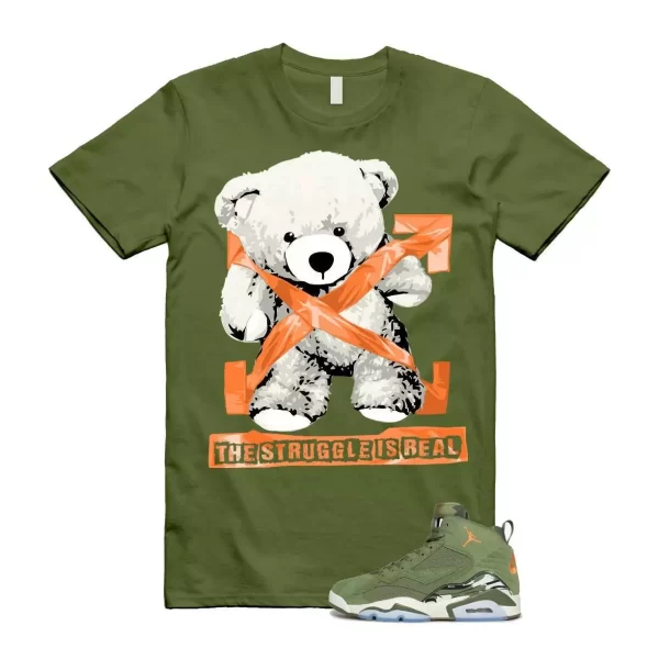 MVP Sky J Light Olive Bright Mandarin Orange Black Sail T Shirt Match STRUG Jezsport.com