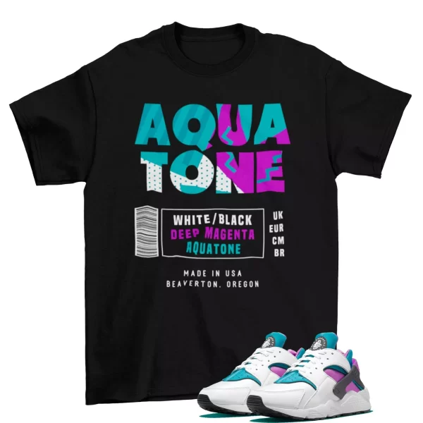 Box Label Aquatone Shirt to Match Air Huarache Deep Magenta Aquatone DD1068 103 Jezsport.com