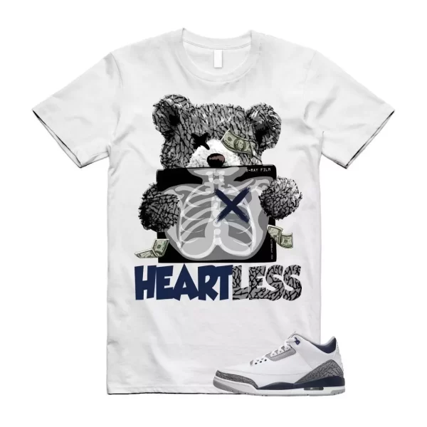 3 Elephant Navy Cement Grey Black Midnight White T Shirt Match HEART Jezsport.com