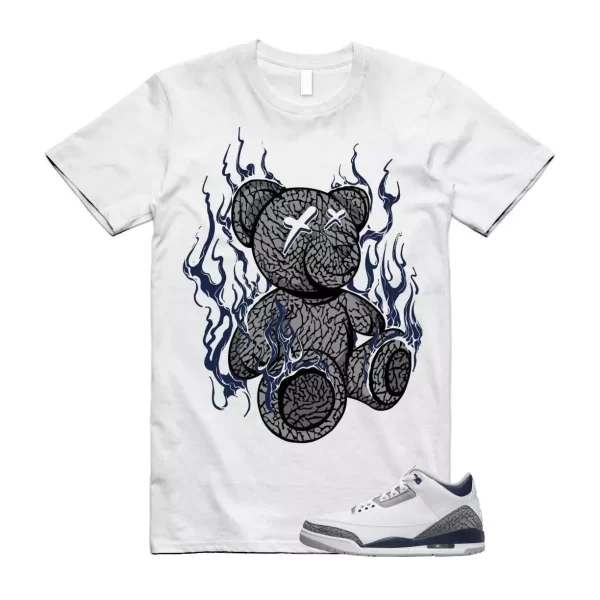 3 Elephant Navy Cement Grey Black Midnight White T Shirt Match LIT Jezsport.com