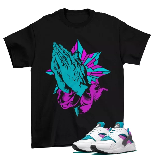 Blessed Aquatone Shirt to Match Air Huarache Deep Magenta Aquatone DD1068 103 Jezsport.com