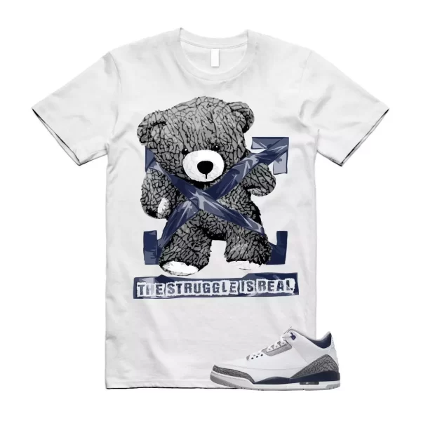 3 Elephant Navy Cement Grey Black Midnight White T Shirt Match STRUG Jezsport.com