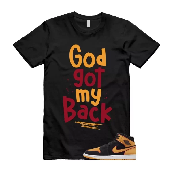 Vivid Orange Fat Tongue Black Cardinal Red 1 Mid T Shirt Match GOD Jezsport.com