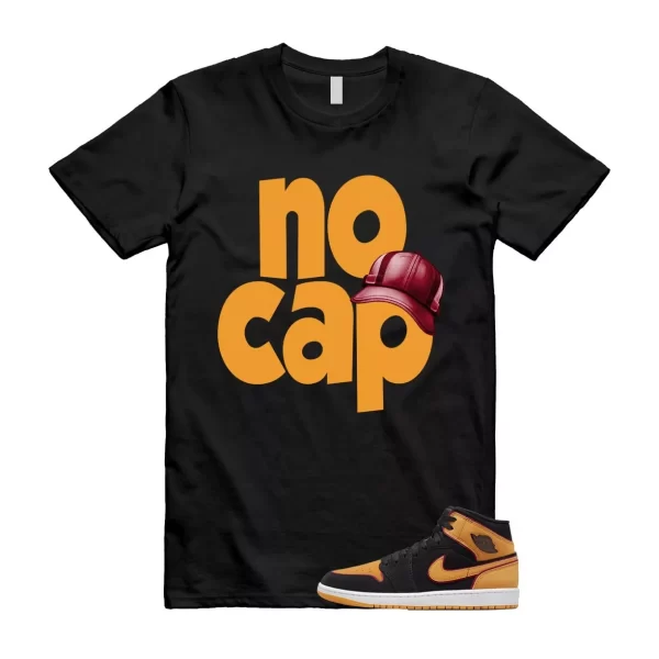 Vivid Orange Fat Tongue Black Cardinal Red 1 Mid T Shirt Match NO CAP Jezsport.com