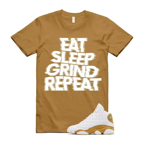 Wheat 13 AJ13 White T Shirt Match ESGR Jezsport.com