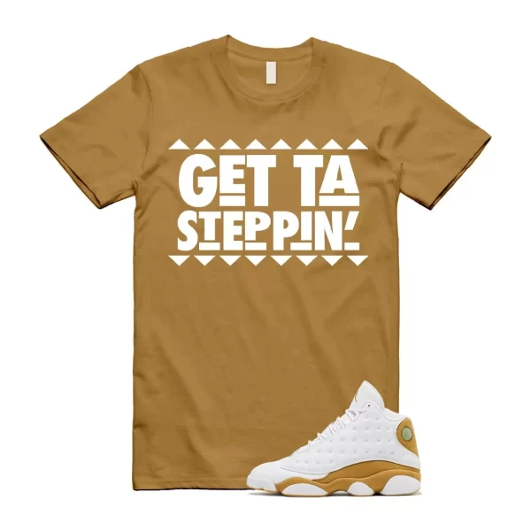 Wheat 13 AJ13 White T Shirt Match GET Jezsport.com