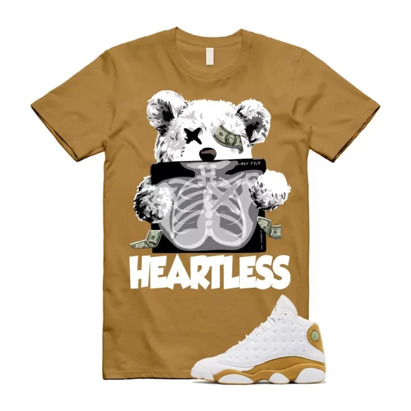 Wheat 13 AJ13 White T Shirt Match HEART Jezsport.com