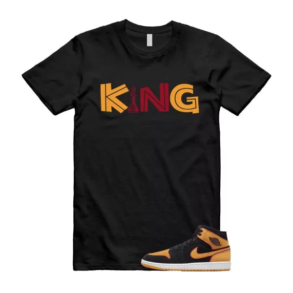 Vivid Orange Fat Tongue Black Cardinal Red 1 Mid T Shirt Match KING Jezsport.com