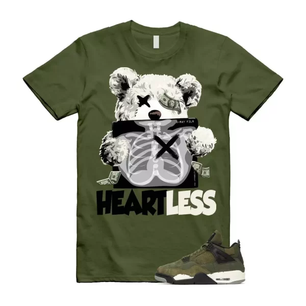 4 Olive Craft Medium SE Pale Vanilla Khaki Black Sail T Shirt Match HEART Jezsport.com