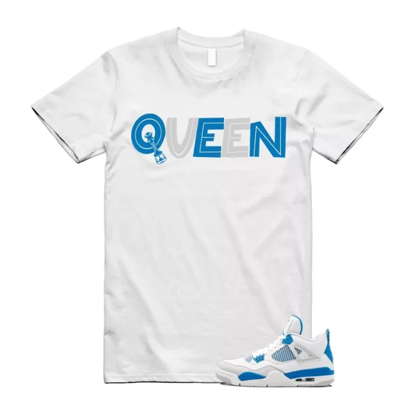 4 Military Blue Neutral Grey White T Shirt Match QUEEN Jezsport.com