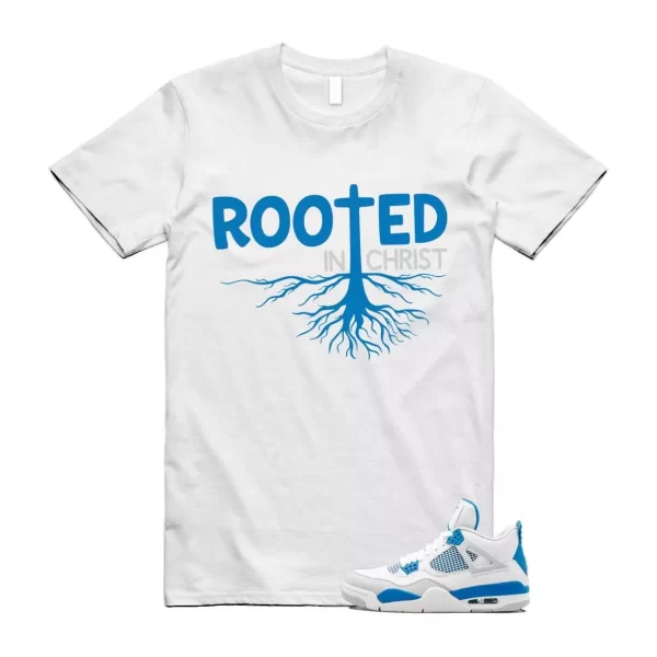 4 Military Blue Neutral Grey White T Shirt Match ROOTED Jezsport.com