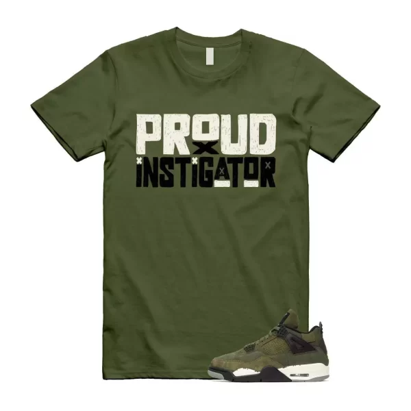 4 Olive Craft Medium SE Pale Vanilla Khaki Black Sail T Shirt Match PROUD Jezsport.com