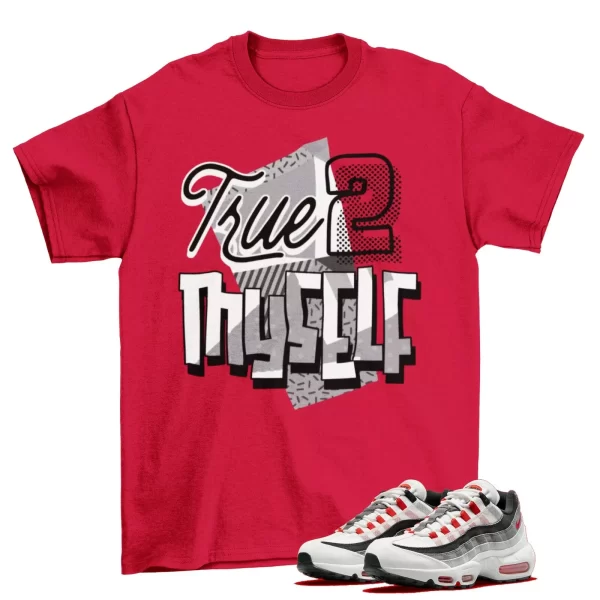 Max 95 Stay True Shirt Red to Match Air Max 95 Smoke Grey / DH9792-100 Jezsport.com