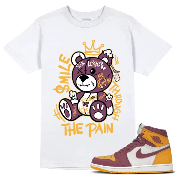 Shirt to Match Jordan 1 Brotherhood 1s Sneaker 23Bustle, Smile Through The Pain Jezsport.com