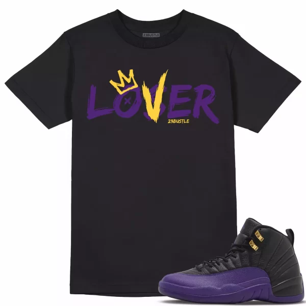 Shirt to Match Jordan 12 Field Purple 12s Sneaker 23Bustle - Loser Lover Tee Jezsport.com