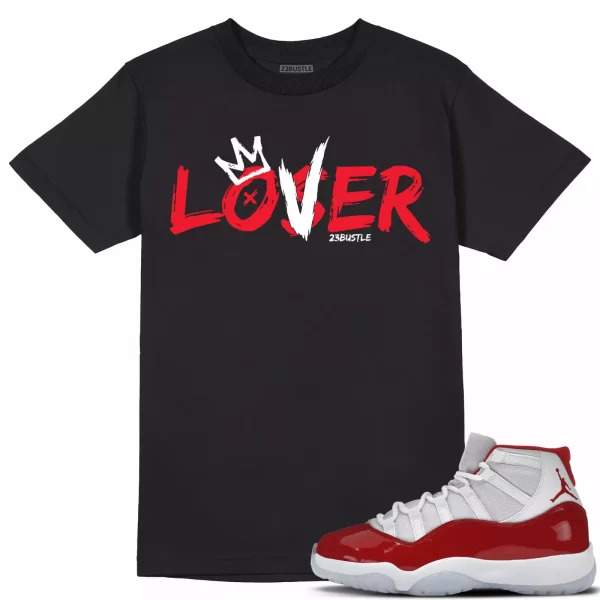 Shirt to Match Jordan 11 Cherry 11s Sneaker 23Bustle - Loser Lover Tee Jezsport.com