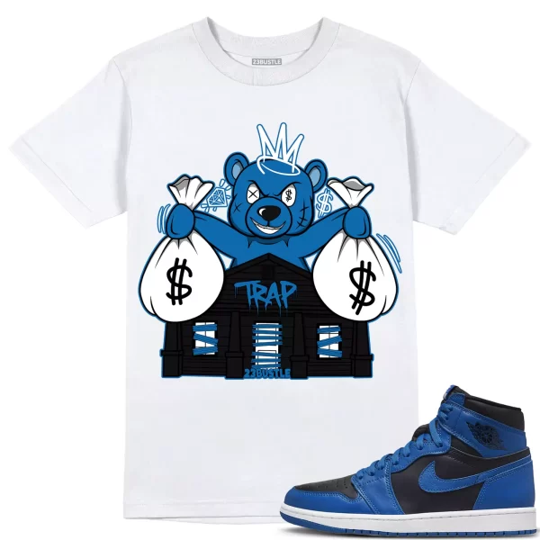 Shirt to Match Jordan 1 Dark Marina Blue 1s Sneaker 23Bustle - Bear Trap House Jezsport.com