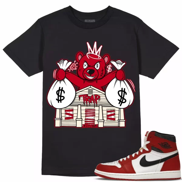 Shirt to Match Jordan 1 Lost And Found 1s Sneaker 23Bustle - Bear Trap House Tee Jezsport.com