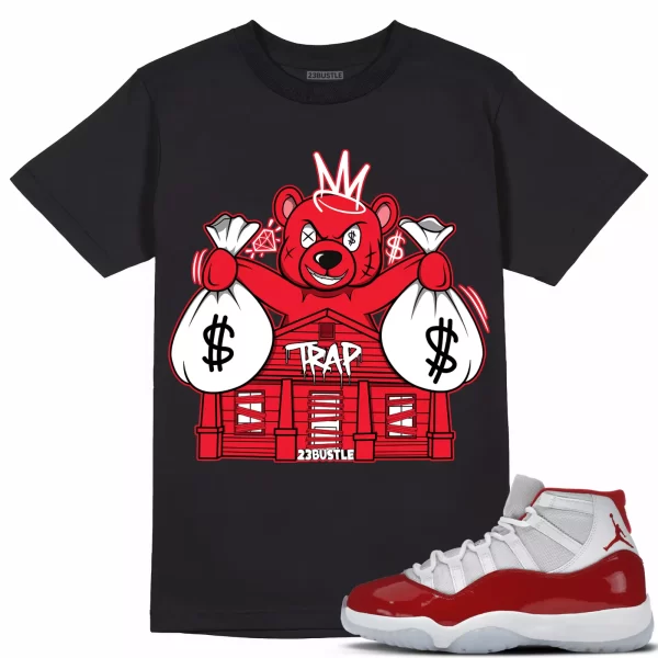 Shirt to Match Jordan 11 Cherry 11s Sneaker 23Bustle - Bear Trap House Tee Jezsport.com