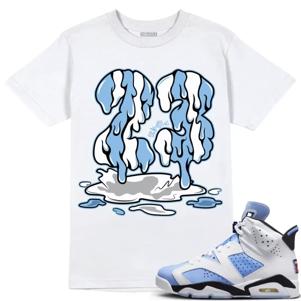 Shirt to Match Jordan 6 UNC 6s Sneaker 23Bustle - 23 Drip Sneaker Tee Jezsport.com