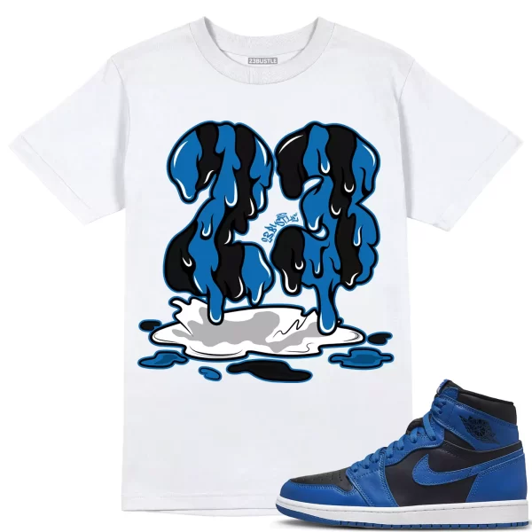 Shirt to Match Jordan 1 Dark Marina Blue 1s Sneaker 23Bustle - 23 Drip Sneaker Jezsport.com