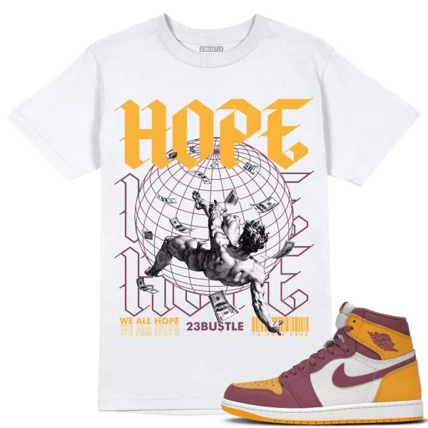 Shirt to Match Jordan 1 Brotherhood 1s Sneaker 23Bustle - HOPE Sneaker Tee Jezsport.com