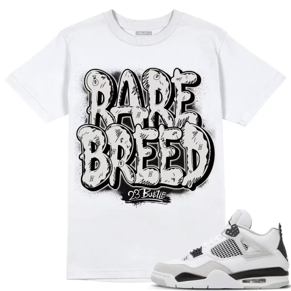 Shirt to Match Jordan 4 Military Black 4s Sneaker 23Bustle - Rare BreedTee Jezsport.com