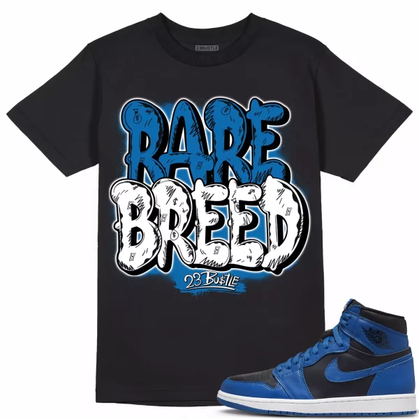 Shirt to Match Jordan 1 Dark Marina Blue 1s Sneaker 23Bustle - Rare Breed Tee Jezsport.com