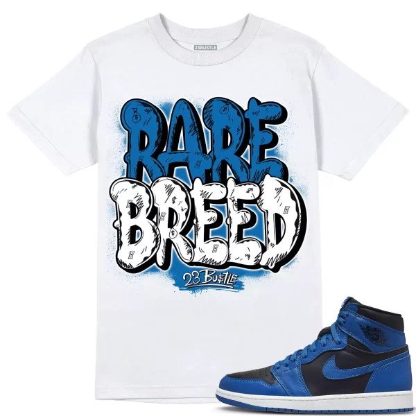 Shirt to Match Jordan 1 Dark Marina Blue 1s Sneaker 23Bustle - Rare Breed Tee Jezsport.com