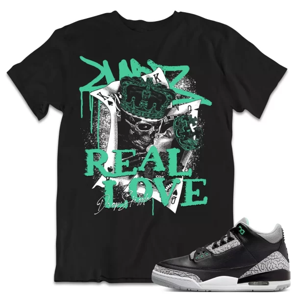 Shirt to Match Jordan 3 Green Glow 3s Sneaker dropSkizzle - Trust No One Tee Jezsport.com