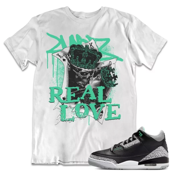 Shirt to Match Jordan 3 Green Glow 3s Sneaker dropSkizzle - Trust No One Tee Jezsport.com