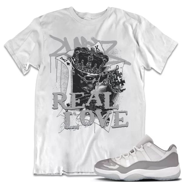 Shirt to Match Jordan 11 Cement Grey 11s Sneaker dropSkizzle - Trust No One Tee Jezsport.com