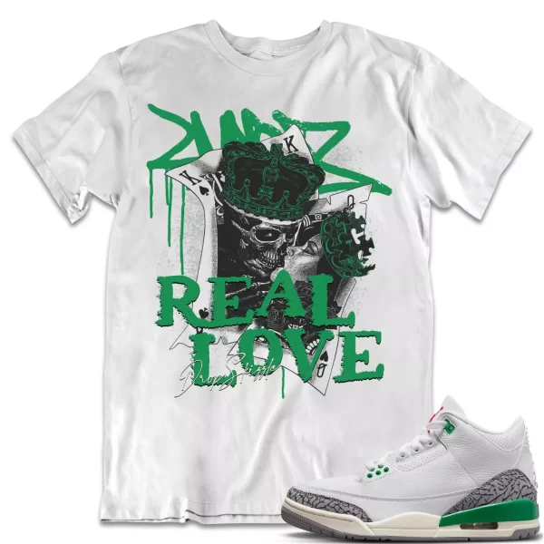 Shirt to Match Jordan 3 Lucky Green 3s Sneaker dropSkizzle - Trust No One Tee Jezsport.com