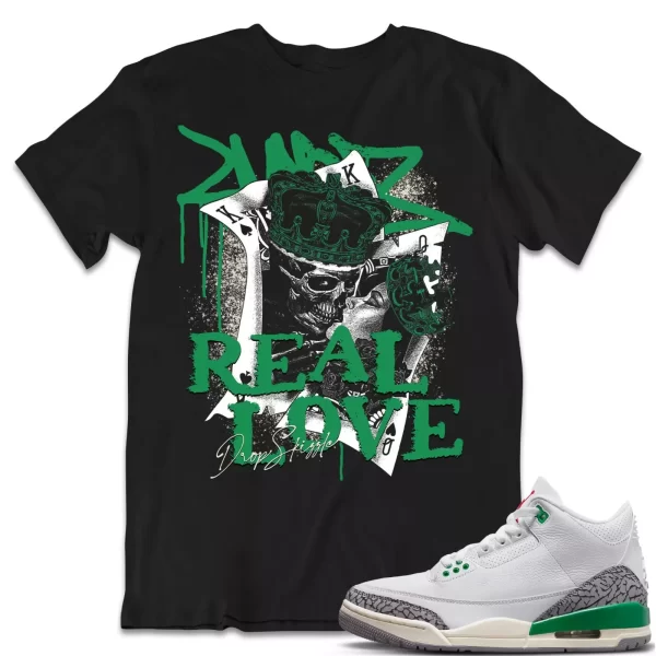 Shirt to Match Jordan 3 Lucky Green 3s Sneaker dropSkizzle - Trust No One Tee Jezsport.com